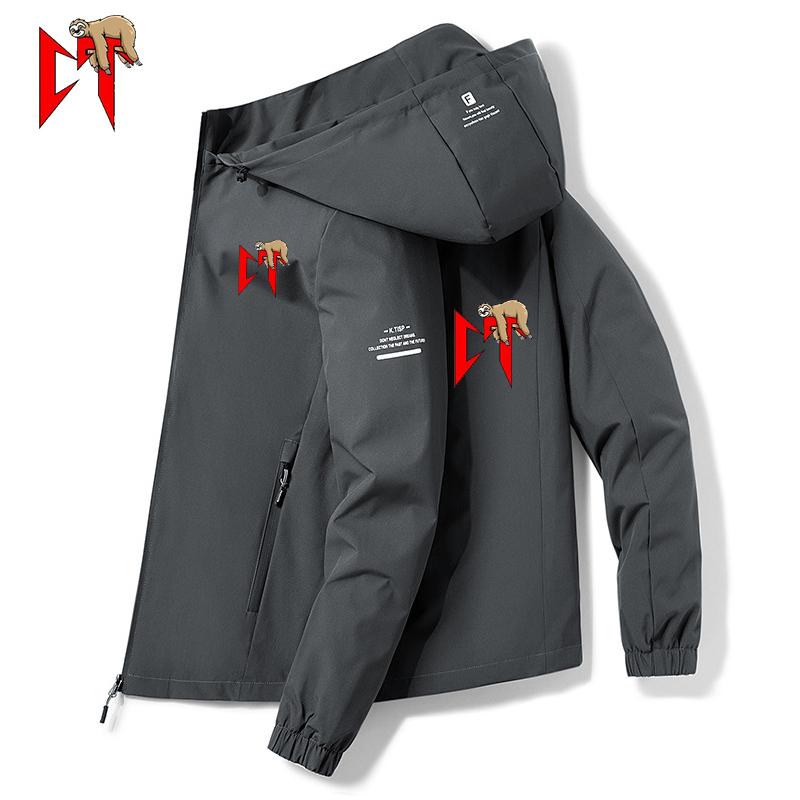 Men s Spring Autumn Jacket Sports and Leisure Windproof Windbreaker Outdoor Sport Casual Work Jackets 2XL