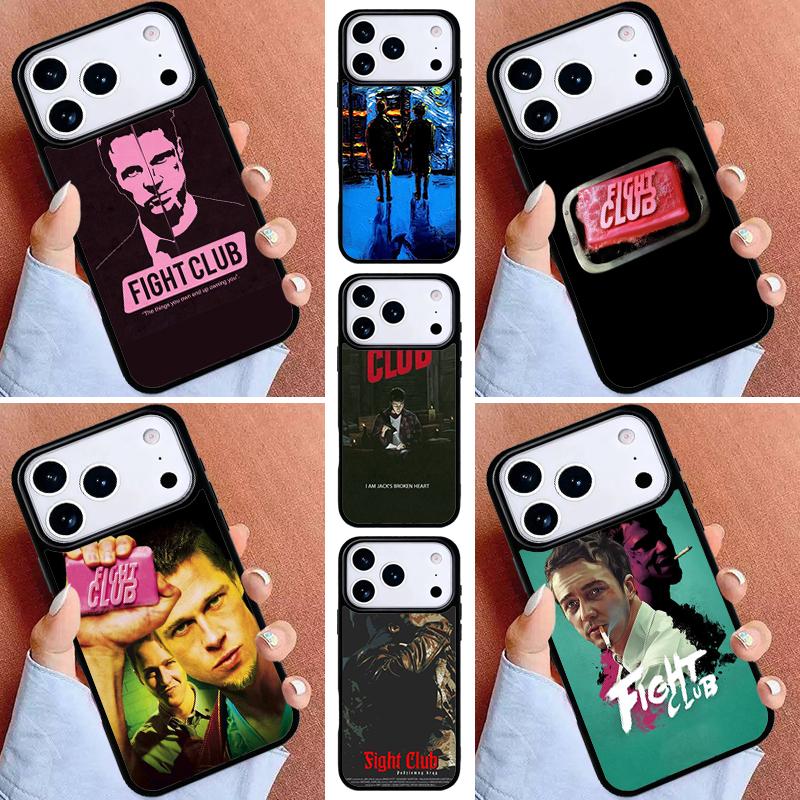 Amazing Fight Club Posters Phone Case for iPhone 16e 15 14 13 12 17 Pro Max Plus Air 17pro Cover Coque