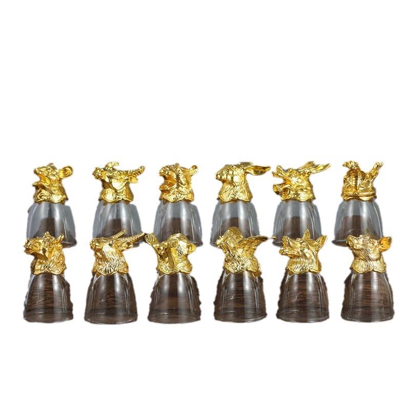 Shangqi 12 Chinese Zodiac Baijiu Glass Set with Decanter