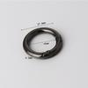 Portable Zinc Alloy Spring Ring Clasp Round Lightweight Plated Gate Buckle Trigger Snap Buckles Clip Bag Accessories