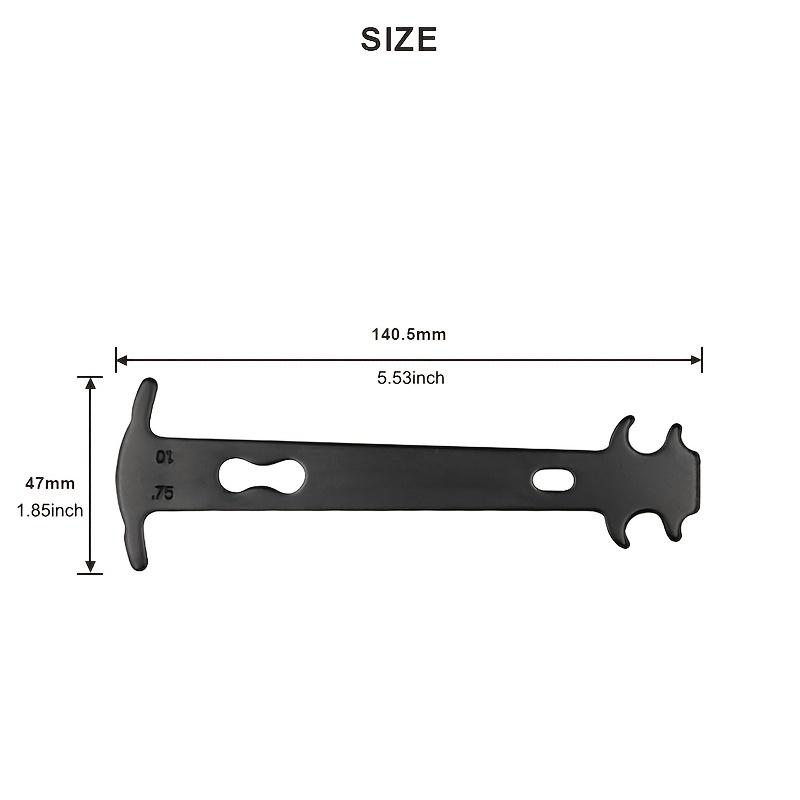 Bike Chain Wear Indicator Chain Checker Gauge Measurement Repair Tool Ruler for Road Mountain Hybrid Bicycl