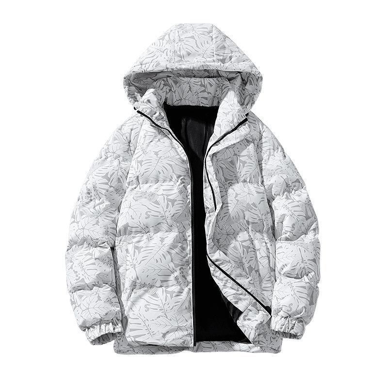 Winter Loose Thickened Warm Maple Leaf Bread Jacket Jacket Korean Version Trendy Cotton-padded Jacket