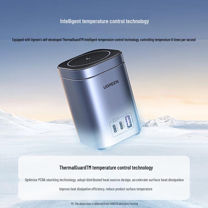 Caricabatterie Wireless UGREEN MagSafe 15W con Adattatore GaN 100W