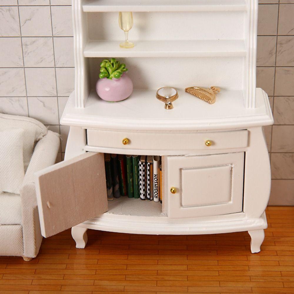Artificial Fat Bookcase Furniture Decoration Miniature Dollhouse Furniture Model  Miniatures Scene