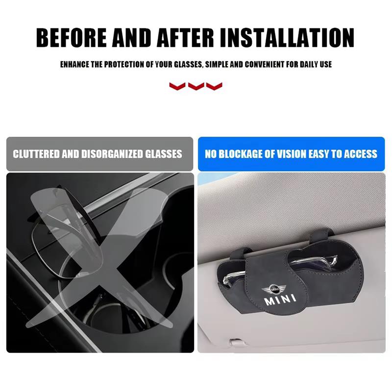 MINI Car Accessories Sunglasses Multi-Function Storage Box For BMW MINI One Cooper JCW Countryman Clubman Cabrio Paceman Coupe