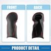 ABSOPRO Gear Shift Lever Automotive Interior Gear Shift Knob Trim for Honda 2017 2018 2019 2020 2021 Black Faux Leather with Red Line Cover, CR-V