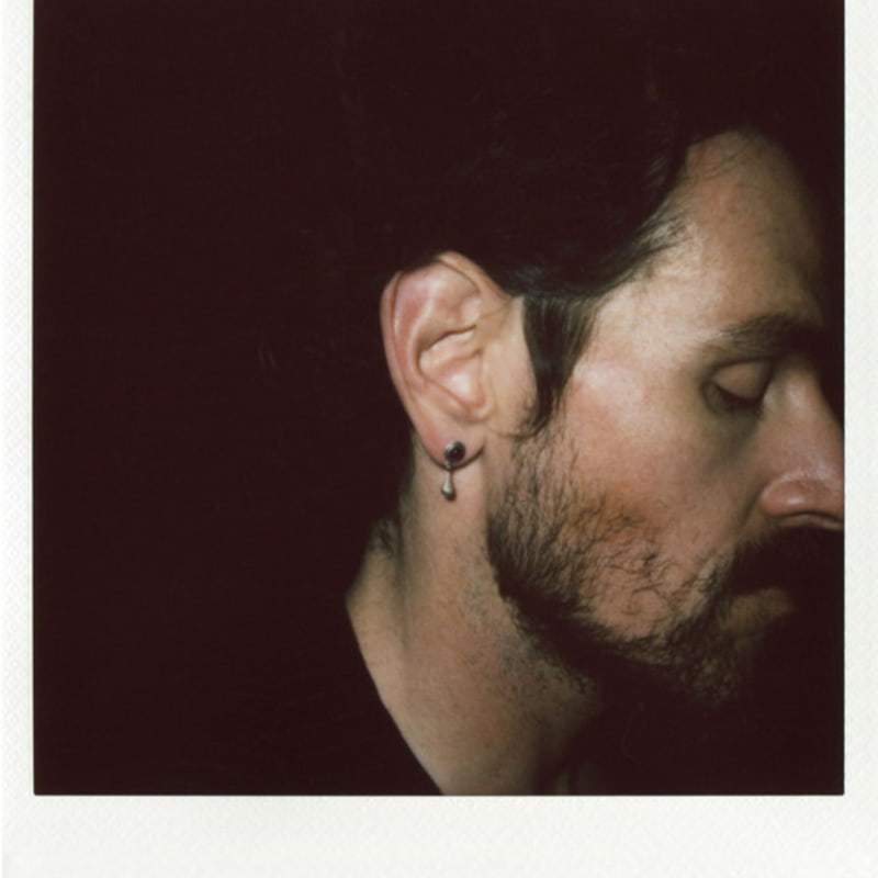 ODDCOLLET Tears earring (onyx)