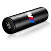 500ml Stainless Steel Intelligent Temperature Car Emblem Cup Coffee Cup Automotive Interior Stickers For BMW X1 X2 X3 X5 X4 X6
