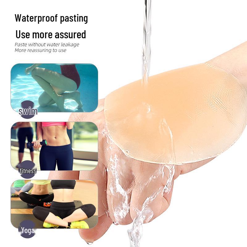 Silicone Water Drop Shape Anti-Exposure Self-Adhesive Sticker for Women