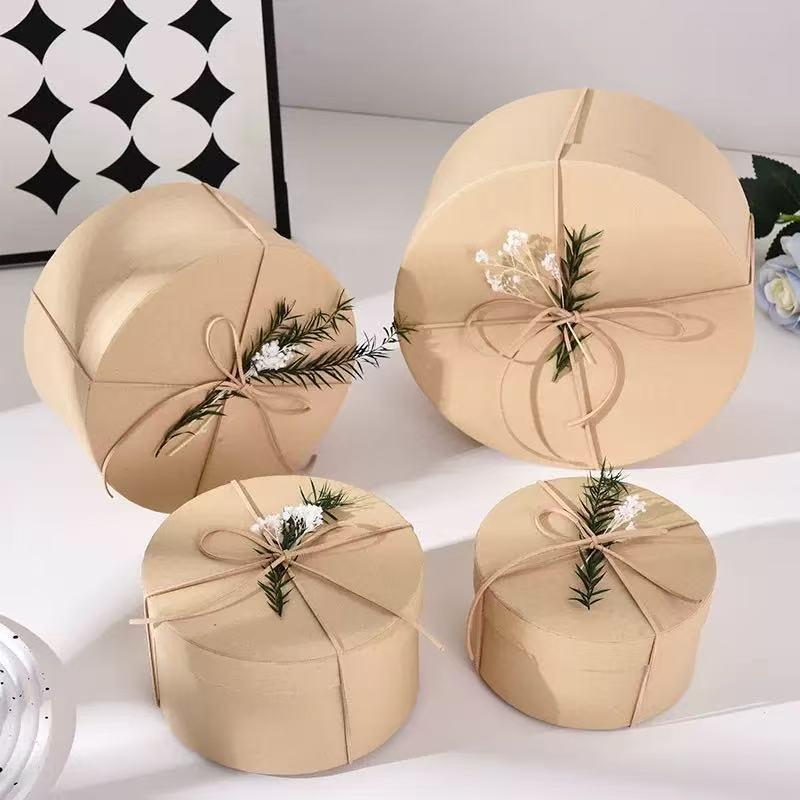 Handmade Kraft Paper Box for Candy, BJD Dolls, Gifts, and Desserts