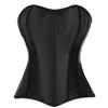 Corsetto modellante a zip in raso da donna per controllo pancia Shapewear snellente Top