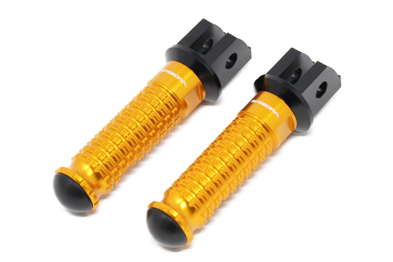 

SSK AFPS214GD Фрезерованный алюминиевый тандемный подножка стандартного типа для водителей, цвет монтажной детали: Черный, золотой