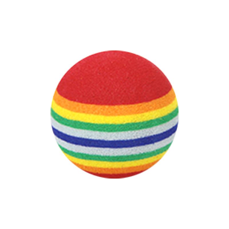 Rainbow Multi-Color Foam Golf Balls for Indoor Practice and Pet Play - Available In 5 Sizes