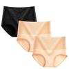 Set of 3 High-Waisted Women's Jacquard Panties - Sexy, Postpartum Abdomen Control, Hip Lift Design.