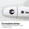 Hot 2025 2Pcs Car Lock Keyhole Decoration Protection Dustproof Decal For BMW M E30 E34 E36 E39 E46 E52 E53 E60 E61 E62 E70 E71 E