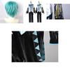 Hatsune Miku Vocaloid Classic Pu Cosplay Men Shirt Tie Pants Wig Set For Parties Christmas