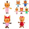 Cute Kid E Cats Stuffed Animal With Short Plush Material For Children And Gift Giving