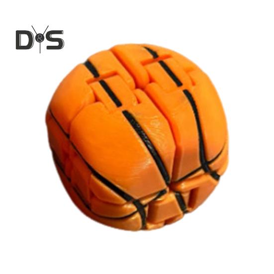 

Игрушка-головоломка в виде баскетбольного куба для детей и взрослых, мини-куб в форме баскетбольного мяча, сенсорная игрушка-головоломка для снятия стресса, головоломка для мозга B