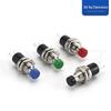 12MM Round Momentary Push Button Switch, Non-Locking/Self-Resetting & Self-Locking