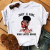 African Fashion Girls Print Women T-Shirts Short Sleeve Y2K Tops 90S Harajuku Graphic T Shirt Summer Clothing Casual Loose Tee