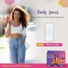 PINQ POLKA Panty Liners for Women Daily Use - 25 Liners|Large 180MM|Ultra Thin Organic Cotton Soft Feel|Spot & Leakage Free|Spotting & Discharge