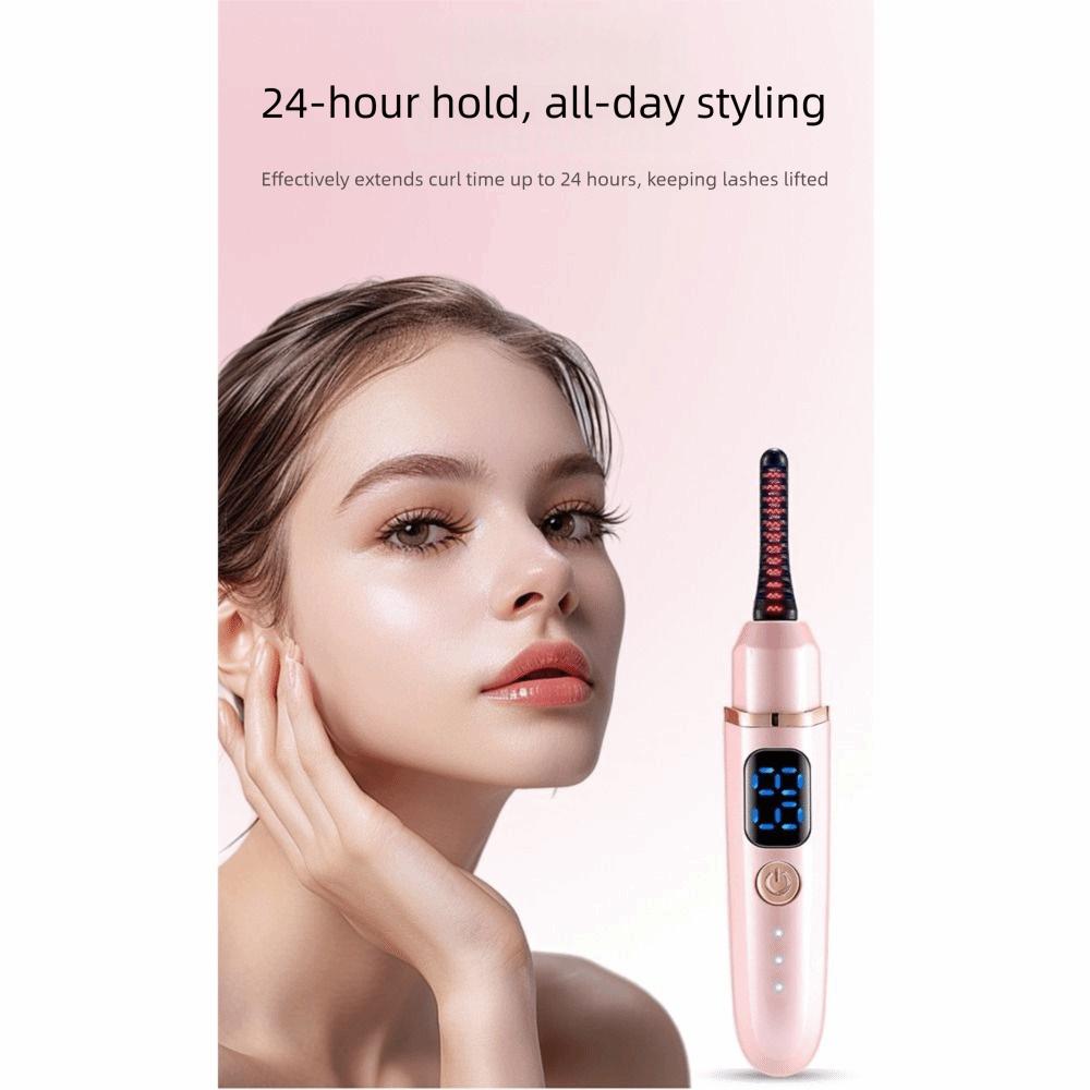 Long-Lasting Styling Heated Eyelash Clip Portable Eyelash Curling Device  Beautiful Eyes