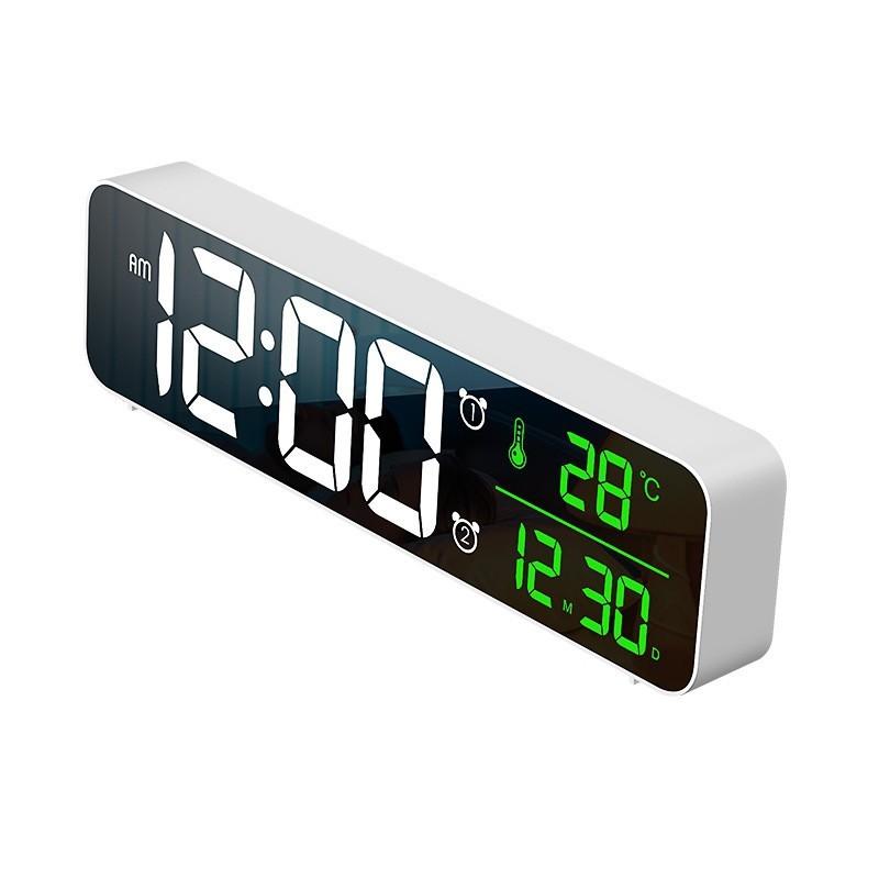 Electronic Modern Alarm Clock Mirror Digital Clock For Home And Office Decor