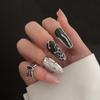 Stern Unregelmäßiges Muster Fingerspitzen Nagelring Verstellbare Öffnung Fingernagelring Punk Nagelring Schmuck Nageldekorationen