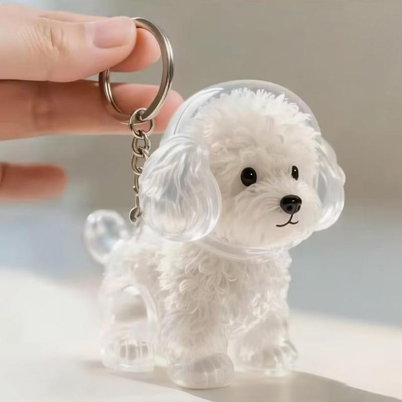 Transparente Aufbewahrungsbox für Welpenfell Niedliche Tierfell-Aufbewahrung Anhänger Dekoration Gedenkstaubbox Geschenk