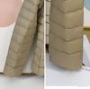 Convertible Round Neck/V-Neck Women's Slim Lightweight Down Jacket - 90% Duck Down, Warm, Packable, Short Outerwear.