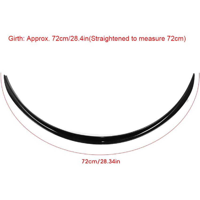 Wheel Arch Protector Lip Trim, Anti Scratch Protection Cover, Durable Universal Fit 28.4 Inch for Cars, Trucks, SUVs, Black