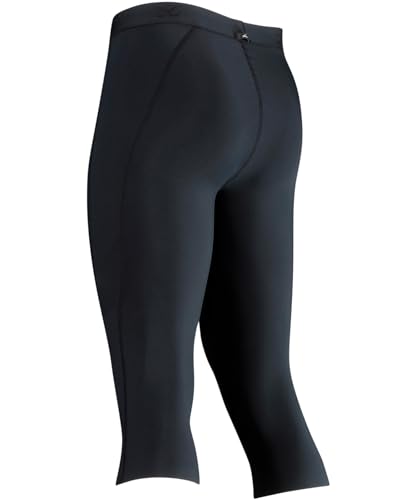 Wacoal Men's CW-X Sports Tights, 6-Length, Hip and Knee Support, Comfortable for Walking and Light Exercise, HXO747 BL LB