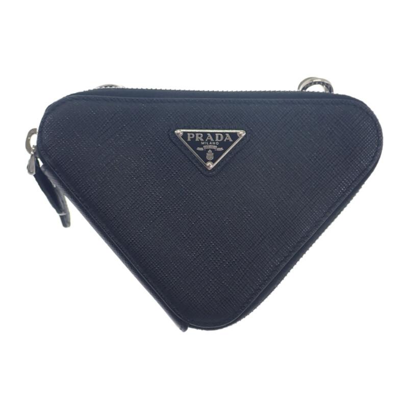 Prada 1NR015 2WAY Bag Black Safiano Women