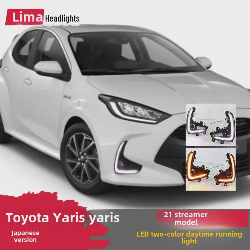 

Fits 2020-2021 Toyota Yaris DRL Front Fog Lights
