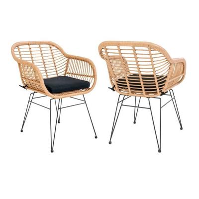 Sessel - HOUSE NORDIC - TRIESTE - Polyrattan - Außenbereich - 4er-Set