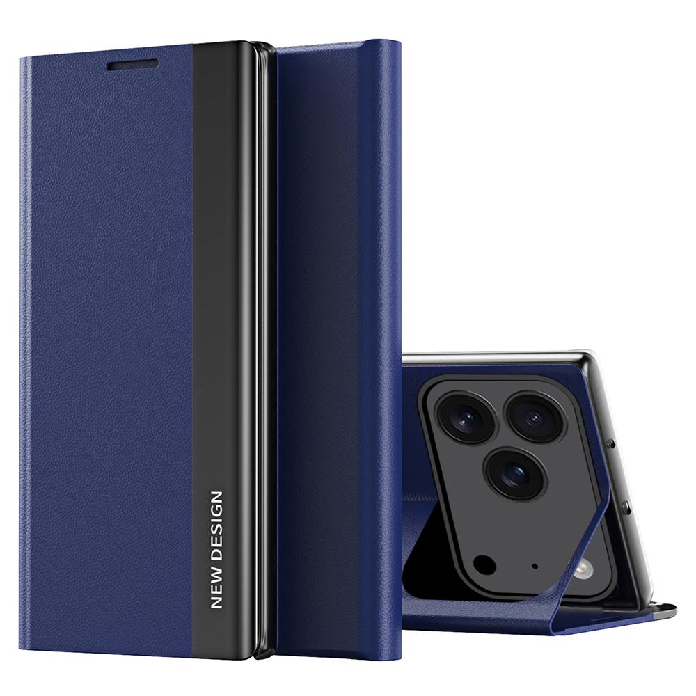 For iPhone 17 Pro Max Case Anti-Drop Leather Phone Cover with Stand