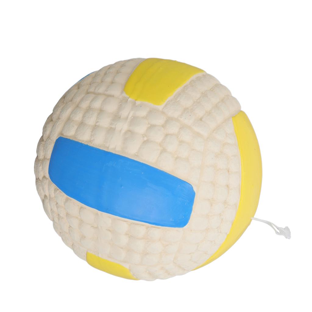 Pet Funny Wag Giggle Ball Interactive Tough Dog Toy Squeaky Chew Teeth Cleaning Toys Safe Latex for