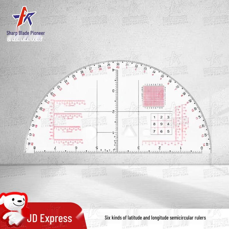 Razor Pioneer 1:50,000 Map Coordinate Commander Ruler