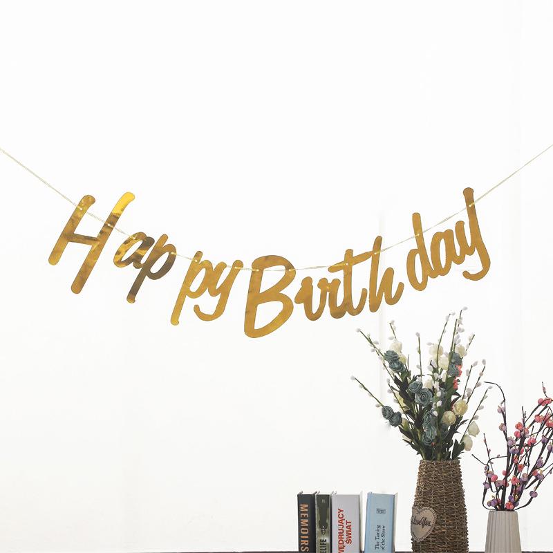 Banner zum ersten Geburtstag des Babys: Kinderwimpelkette für die Kindergarten-Dekoration