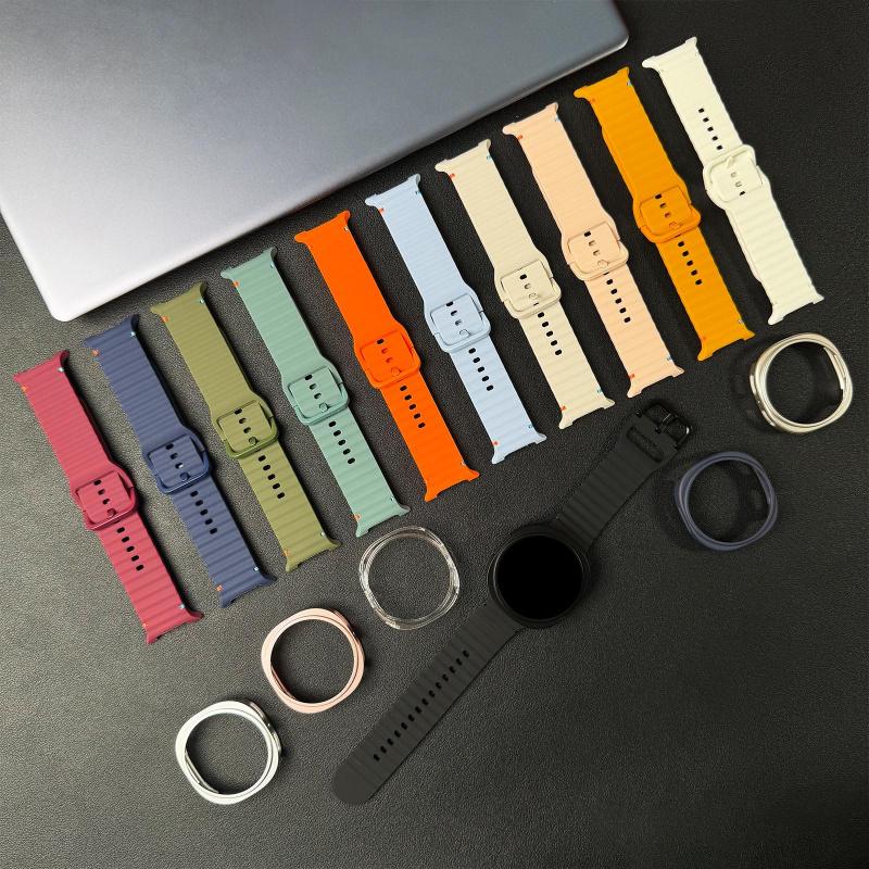 40/44/46mm Watch Strap for Samsung Watch 8/Watch 8 Classic Anti-Collision Protection Seamless Fit Breathable and Sports Strap