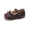 Korean Style Girls' Bow Princess Shoes – Soft Sole, Versatile for Spring/Autumn 2026