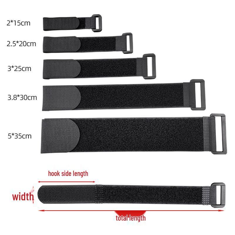 Drone Battery and Cable Organizer: Self-Adhesive Nylon Hook & Loop Ties