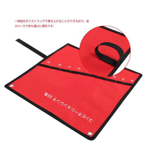 TOPINCN Wrench Holder Multi-Pocket Roll-Up Tool Storage Bag Spanner Pliers Wrench Holder Canvas Organizer (10 Pockets)