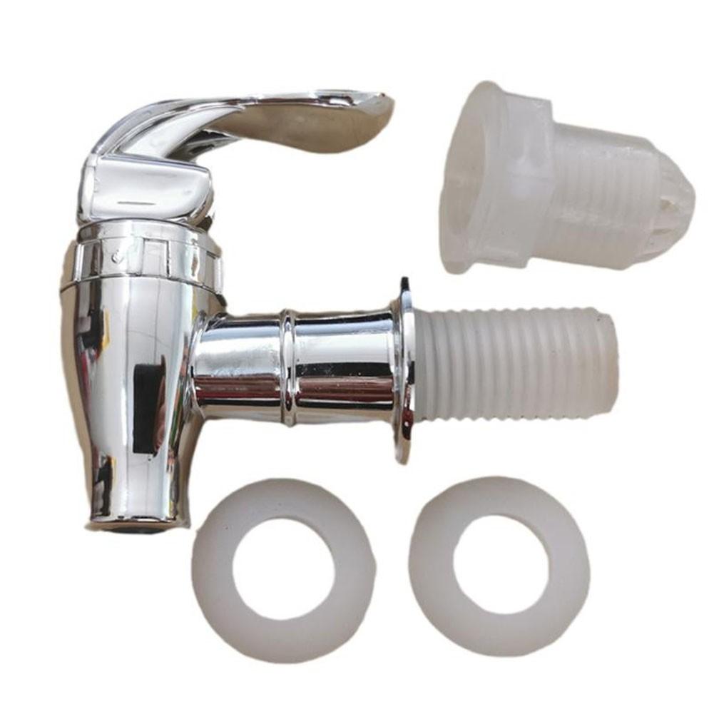 Beverage Dispensing Faucet with Simple Installation and Operation Guide silver