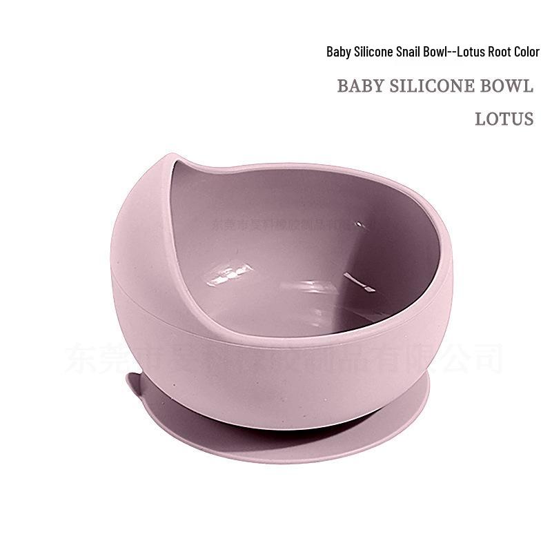 

BPA-Free Children s Silicone Suction Bowl with Anti-Tip Design for Solid Foods