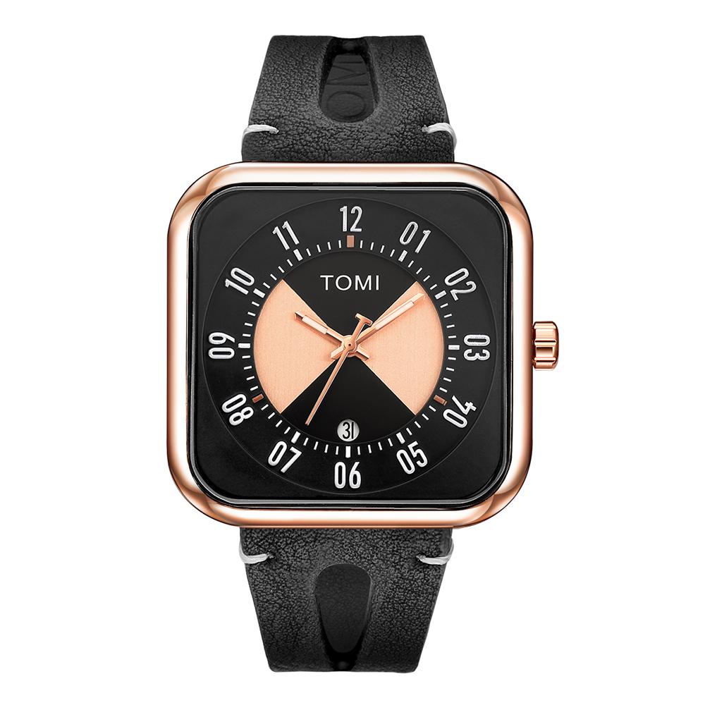 Fashion Square Watch Men s and Women s Simple and Atmospheric Business Leisure Trend Quartz Electronic Watch