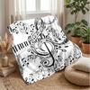 Music Notes Harmony 1 Theme blanket Lightweight Warm Flannel Blanket Decorative Throw Blanket for Home Decoration