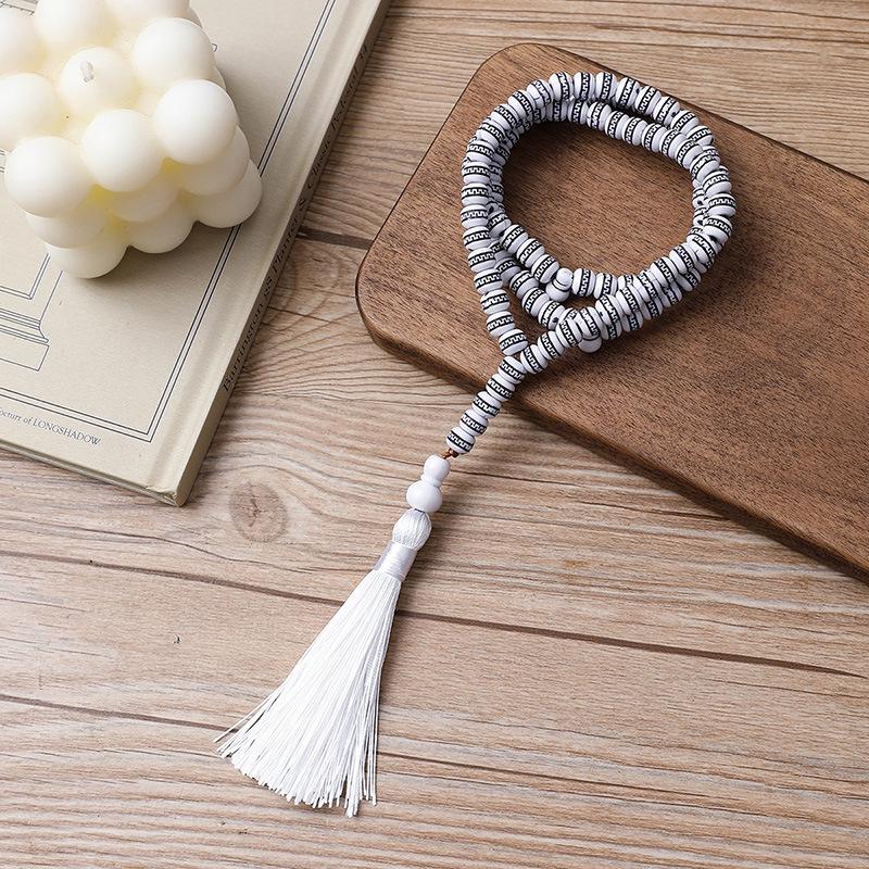 99-Bead Muslim Prayer Rosary: Middle East Style Car Hang & Bracelet Accessory