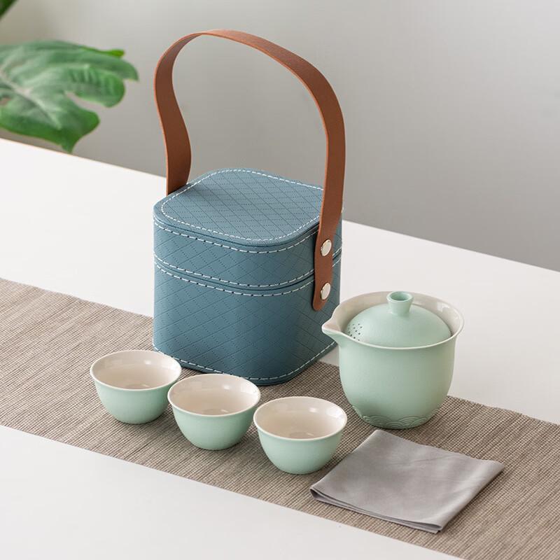 Yi Pan Portable Ceramic Travel Tea Set