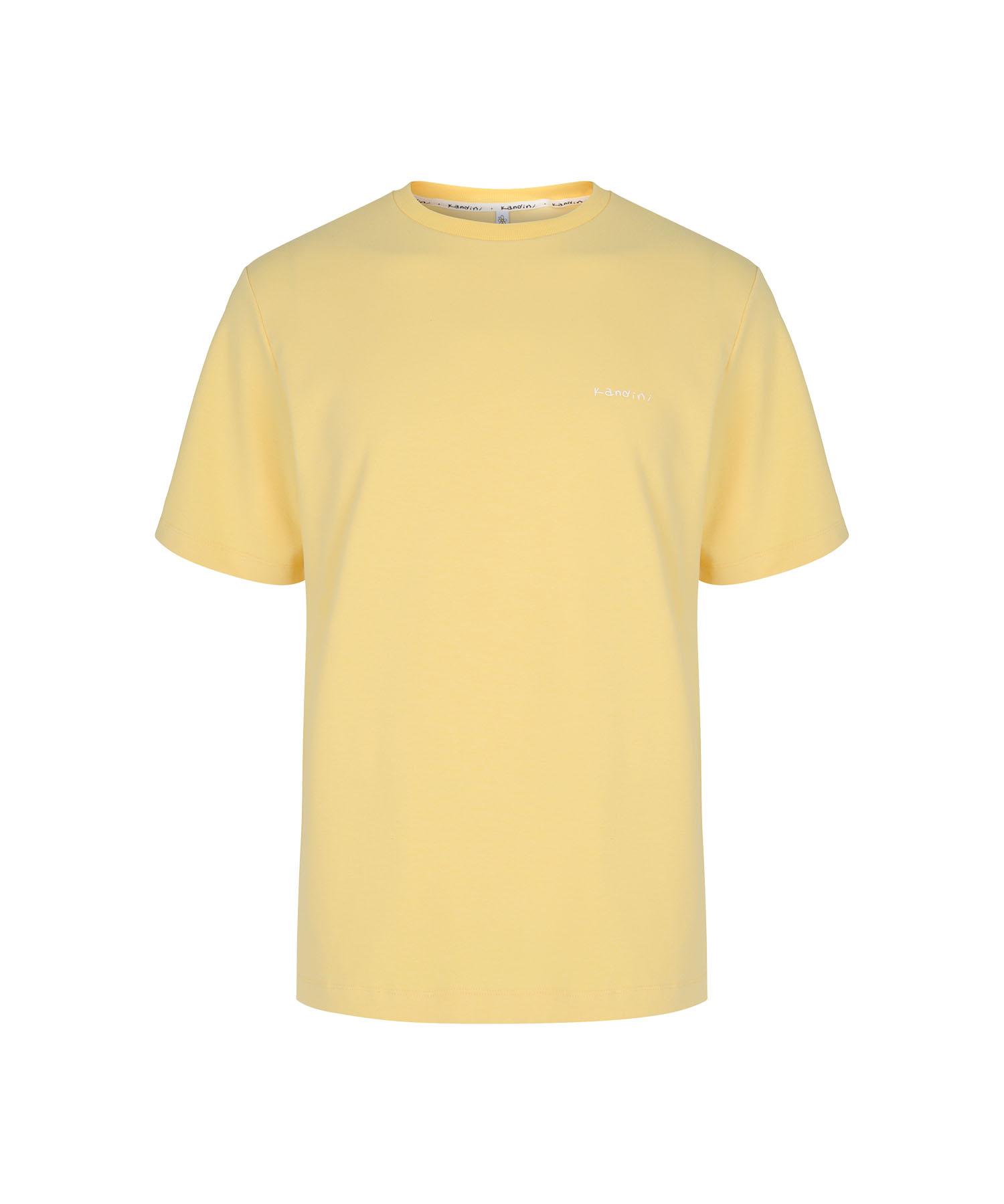 Candini Yellow Duck Family Print Short Sleeve T-Shirt_Unisex